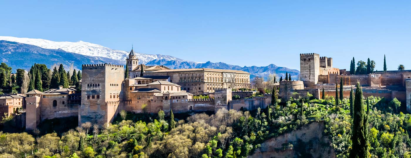 Vista de La Alhambra, en Granada
