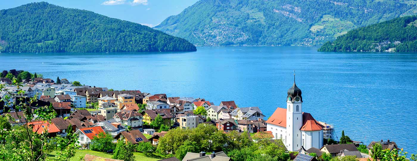 Un piacevole cambio di scena vicino al lago di Lucerna