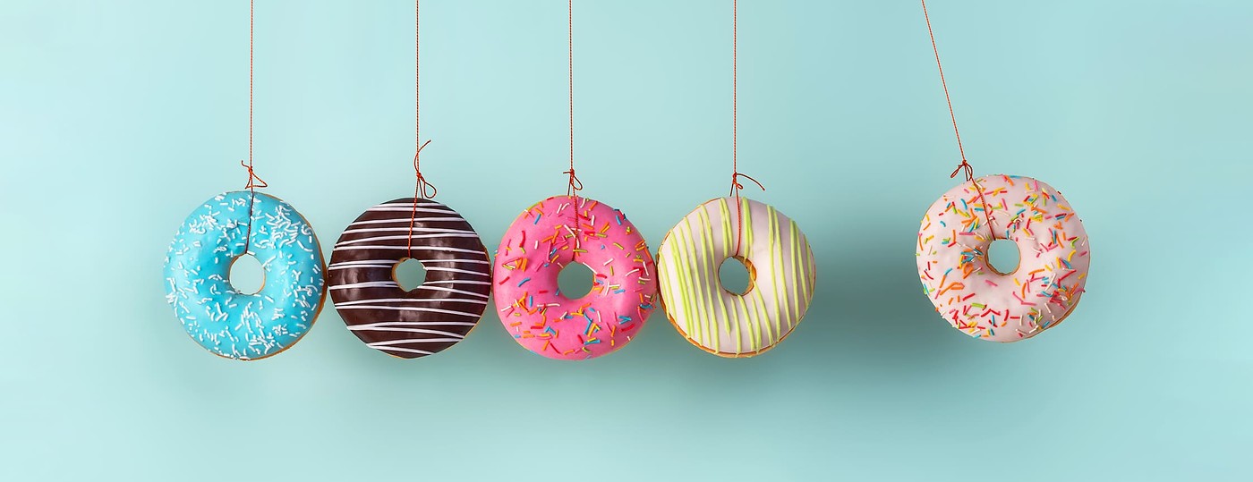 Donuts kreative Food Fotografie